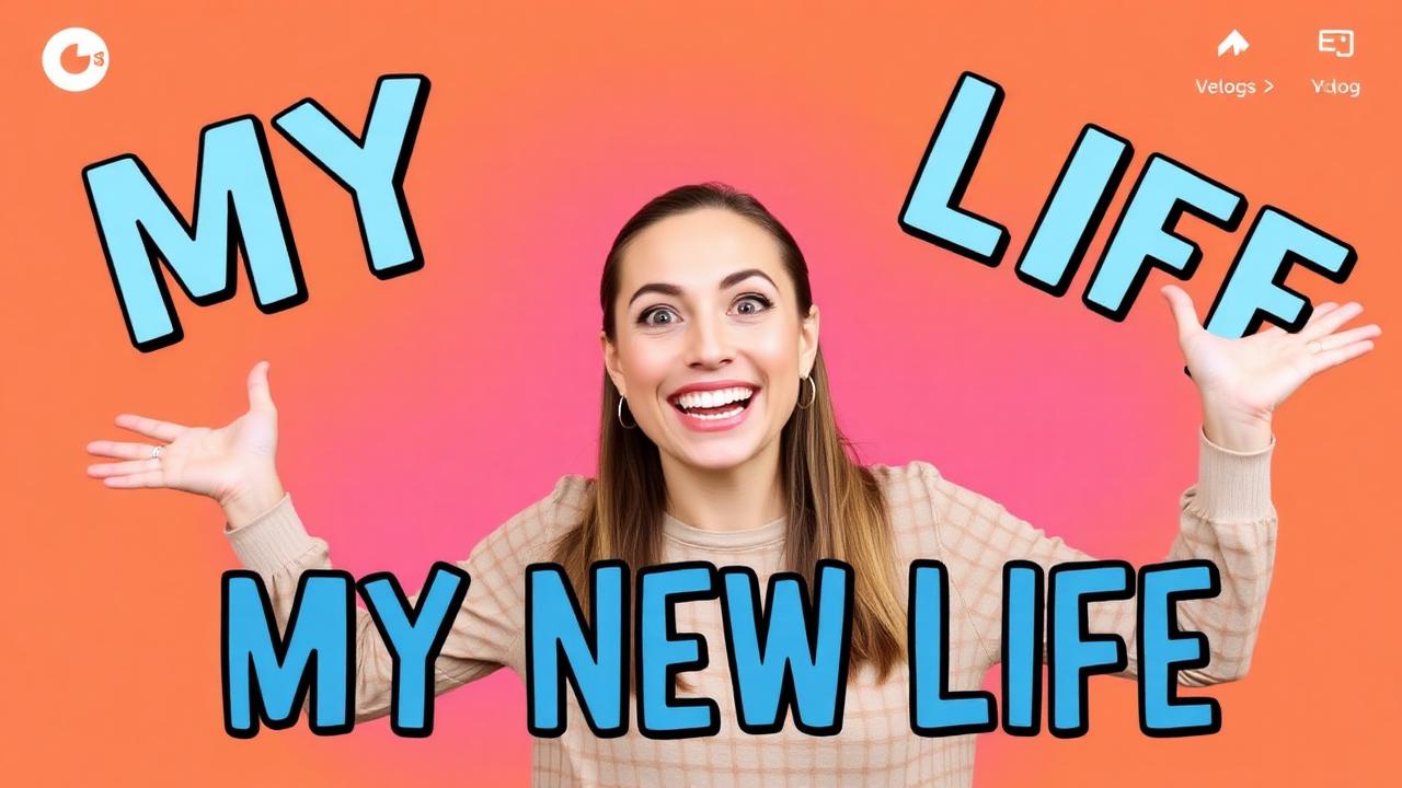 Vlog thumbnail example